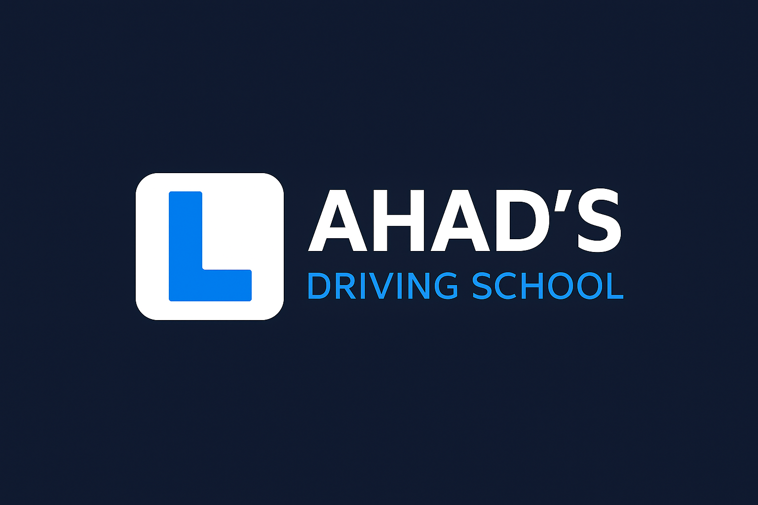Ahad's Driving School Logo